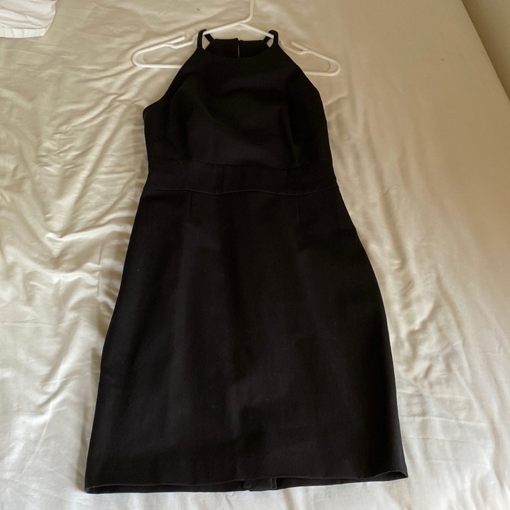Black stretch banana republic dress